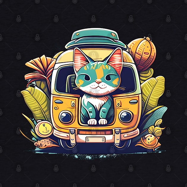 The Travelling Cats - Colorful Cat Travel In The World by Johnathan Allen Wilson